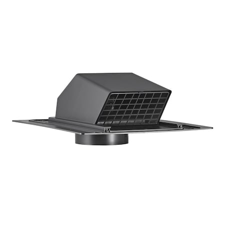 4 Inch Black ABS Plastic Exhaust Roof Vent, 10PK